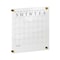Martha Stewart Grayson Acrylic Dry Erase Wall Calendar w/Dry Erase Marker and Mntng Hrdwr, 14in. Sq, Clr w/Blk Prnt BR-AC-3636-BK-CLRBK-MS - alternate 6
